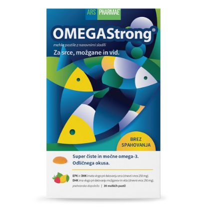 Slika OmegaStrong Ars Pharmae (30 mehkih pastil)