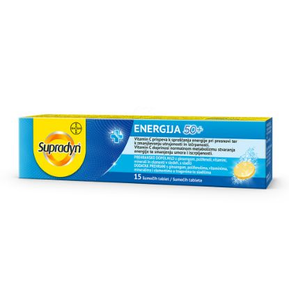 Slika Supradyn Energija 50+, šumeče tablete (15 šumečih tablet)