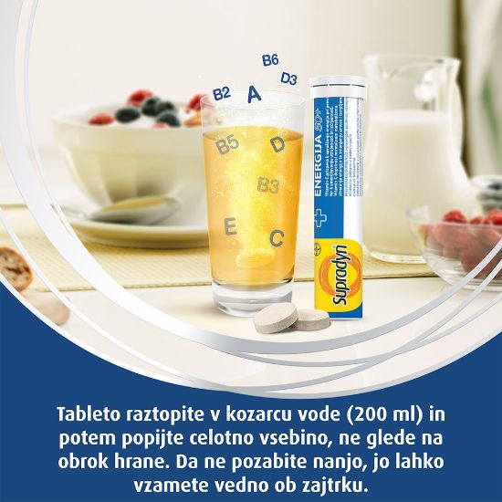 Slika Supradyn Energija 50+, šumeče tablete (15 šumečih tablet)