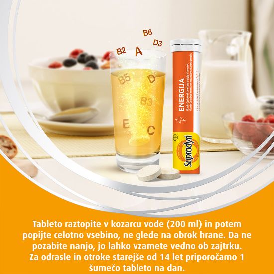 Slika Supradyn Energija Q10, 15 šumečih tablet