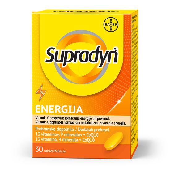 Slika Supradyn Energija Q10, filmsko obložene tablete (30 tablet)