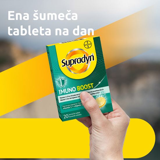 Slika Supradyn Imuno Boost Vitamin C + Vitamin D + Cink, šumeče tablete (20 tablet)