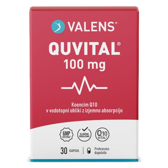 Slika Valens Quvital Q10 100 mg, kapsule (30 kapsul)