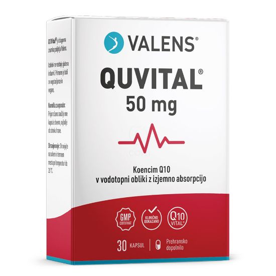Slika Valens Quvital Q10 50 mg, kapsule (30 kapsul)