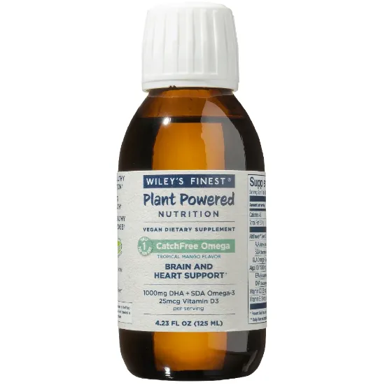 Slika Wiley's Finest Full Spectrum Omega-3 Vegan Catch Free, tekočina (125 ml)