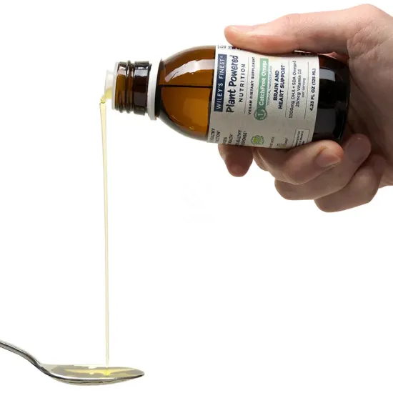 Slika Wiley's Finest Full Spectrum Omega-3 Vegan Catch Free, tekočina (125 ml)