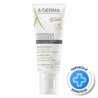 Slika A-Derma Exomega Allergo, emolientni balzam (200 ml)