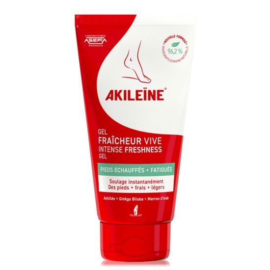 Slika Akileine Rdeča linija, intenzivni osvežilni gel za utrujena in pregreta stopala (75 ml)