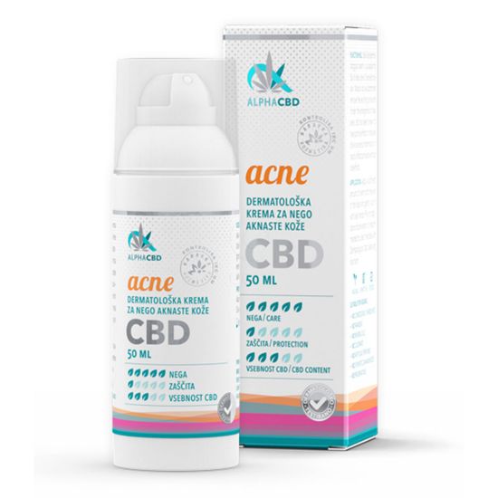 Slika Favn Alpha CBD Acne, dermatološka krema za nego aknaste kože (50 ml)