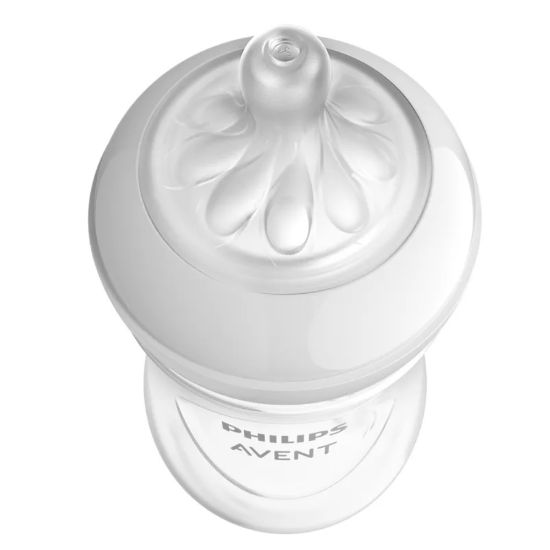 Slika Avent Natural Response, steklenička s silikonskim cucljem 3 - srednji pretok 1+ mesecev (260 ml)