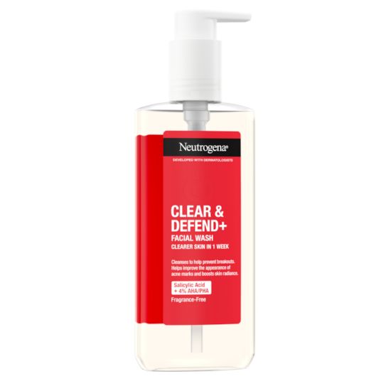 Slika Neutrogena Clear&Defend+, čistilni gel za obraz (200 ml)