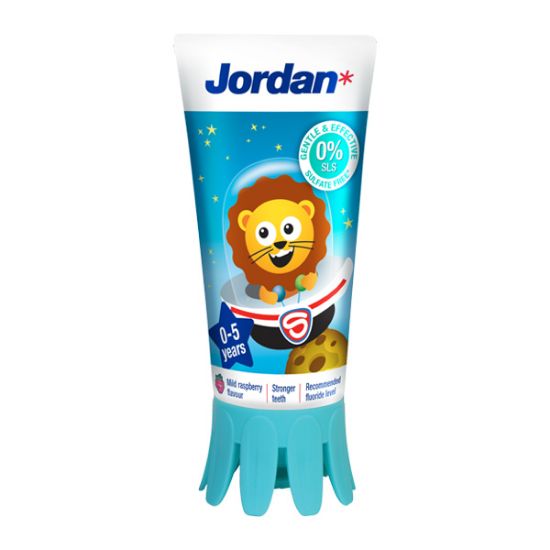 Slika Jordan Kids, zobna pasta za otroke 0-5 let (500 ppm F) - 50 ml