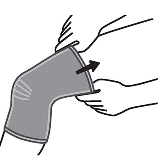 Slika Futuro, elastična bandaža za koleno - L (1 bandaža)