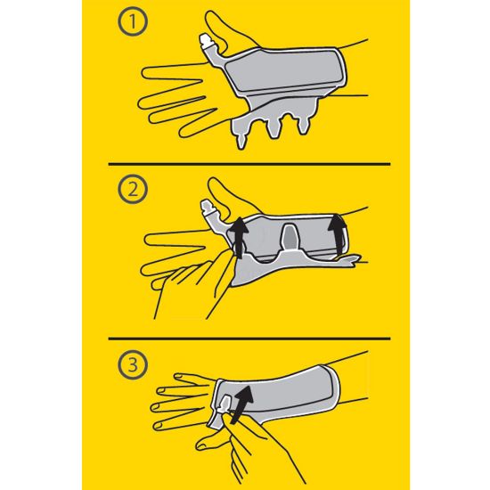 Slika Futuro, opornica za zapestje - bež S (1 opornica)