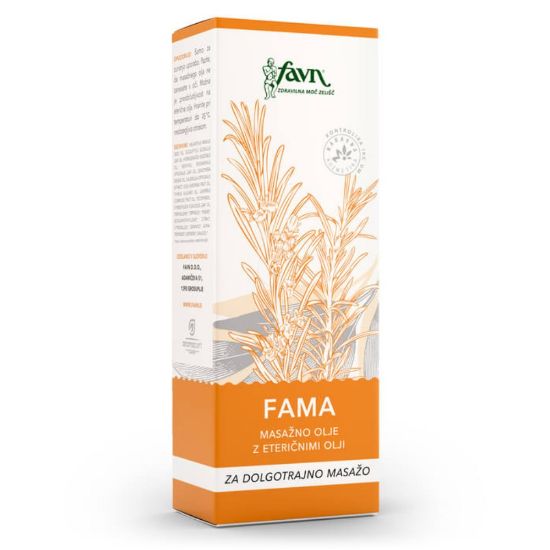 Slika Favn Fama, masažno olje (250 ml)