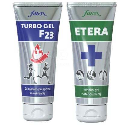 Slika Favn Turbo gel F23 in Etera gel, komplet (100 ml + 100 ml)