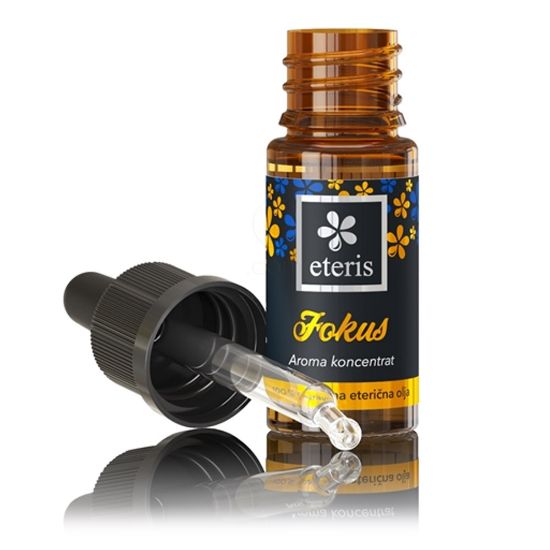 Slika Eteris Fokus, aroma koncentrat - steklenička s kapalko (10 ml)