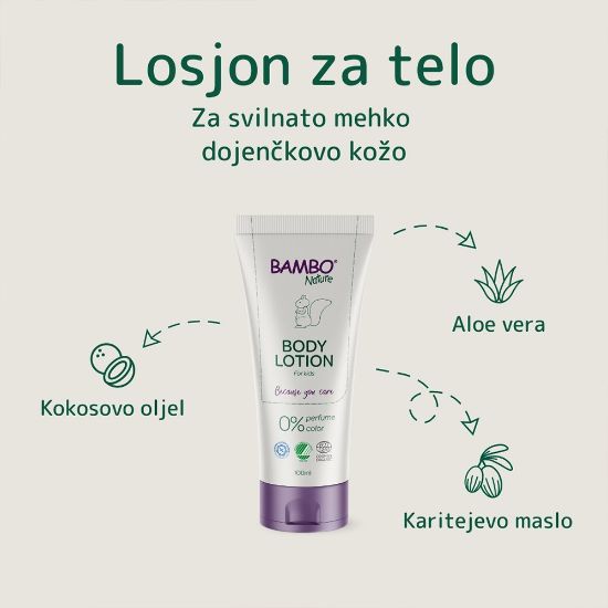 Slika Bambo Nature, otroški losjon za telo (100 ml)