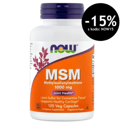Slika NOW MSM 1000 mg (120 kapsul)