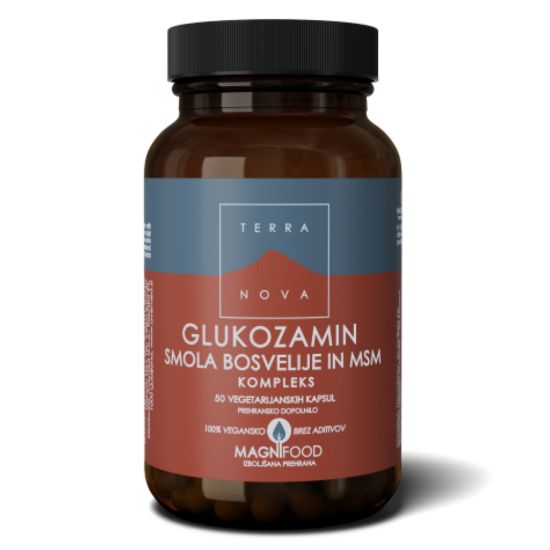 Slika Terranova glukozamin, smola bosvelije in MSM kompleks, kapsule (50 kapsul)