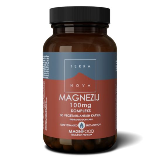 Slika Magnezij 100 mg Terranova, 50 kapsul