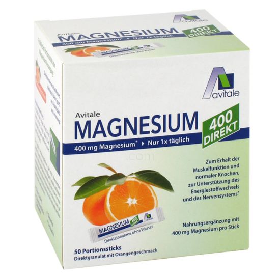 Slika Avitale Magnezij 400 Direkt (20 vrečic)