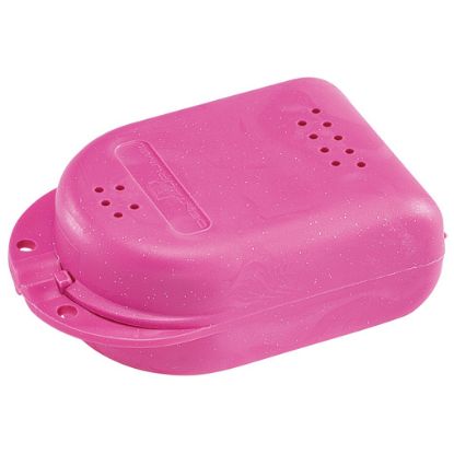 Slika Škatlica za ortodontski aparat - roza (1 škatlica)