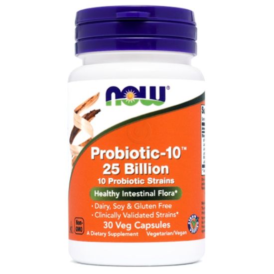 Slika NOW Probiotic-10 25 milijard (30 kapsul)